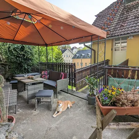 Waldblickwohnung Mit Schoener Terrasse Und Kamin * Sebnitz