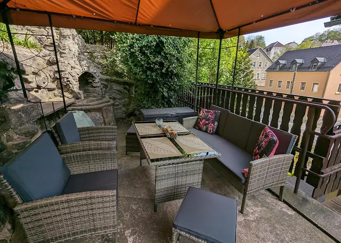 Waldblickwohnung Mit Schoener Terrasse Und Kamin&Sauna Appartement *