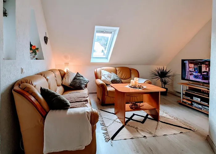 Waldblickwohnung Mit Gartensauna Und Kamin Sebnitz